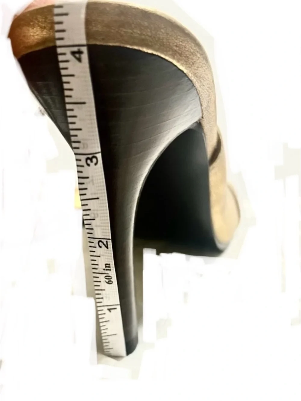 Carlos by Carlos Santana Fidelity Vintage Gold Metallic Slingback Heels 7.5